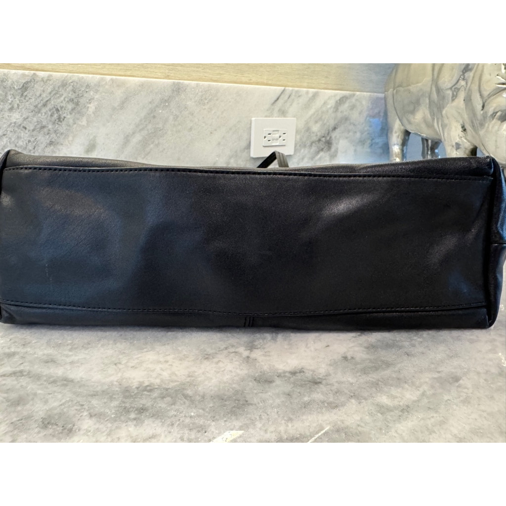 Women's Coach Black Laura Black Tote Bag Large - Picture 9 of 9